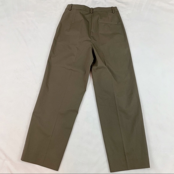 Theory high waist straight pants in stretch chino - Picture 10 of 12
